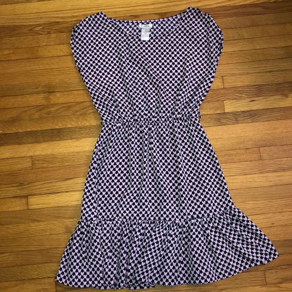 Classy Pink and Blue Heart Dress💕💙